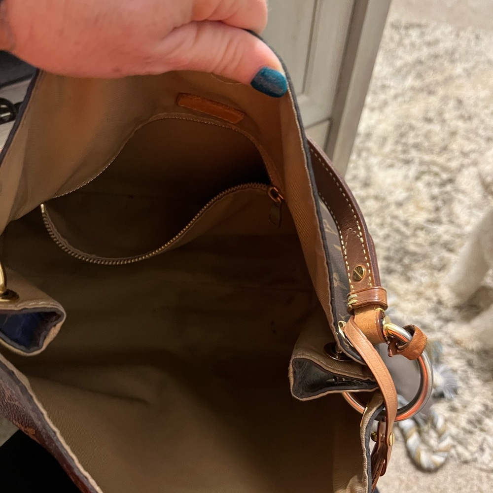 Louis Vuitton Dark Brown Monogram Shoulder Bag with letter of authenticity - Picture 4 of 7
